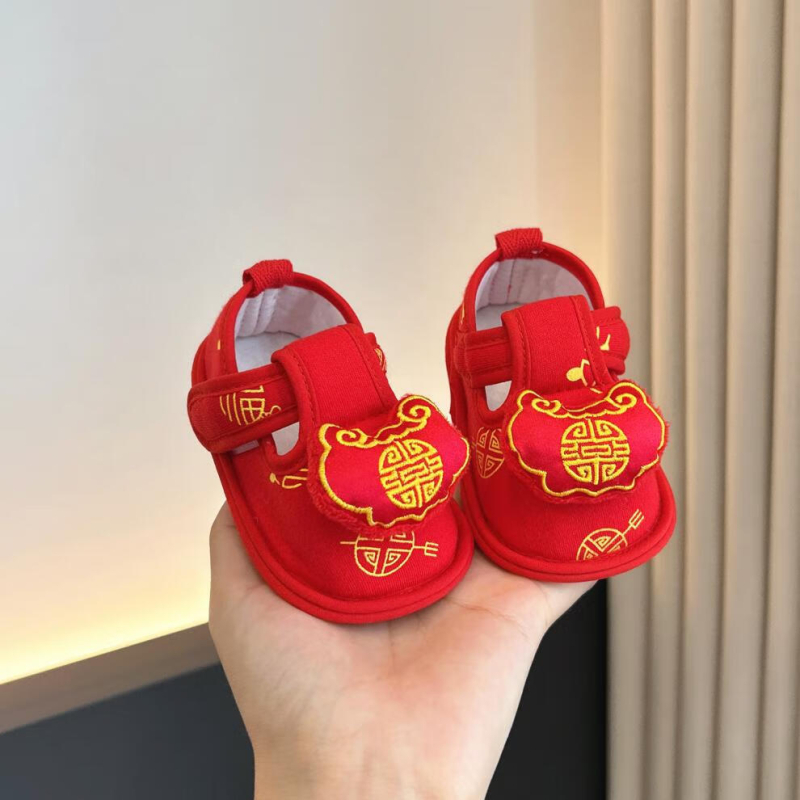Dječje tenisice s tigrovom glavom, za 6–12 mjeseci, unisex, kineski stil, s Velcro zatvaračem, prozračne, protuklizne, proljeće i jesen