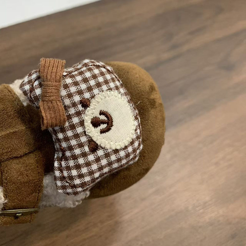 Zimske dječje tenisice, unisex, nubuk gornji dio, Velcro kopča, protuklizni potplat, za djecu 12–36 mjeseci