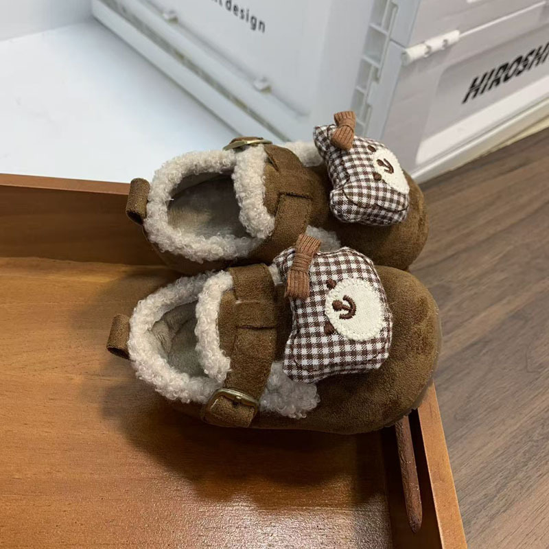 Zimske dječje tenisice, unisex, nubuk gornji dio, Velcro kopča, protuklizni potplat, za djecu 12–36 mjeseci