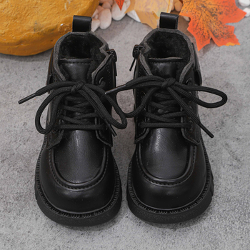 Gyerekeknek készült Martin csizmák: vízállóak, melegek, csúszásállóak, oldalsó cipzárral és gumitalppal