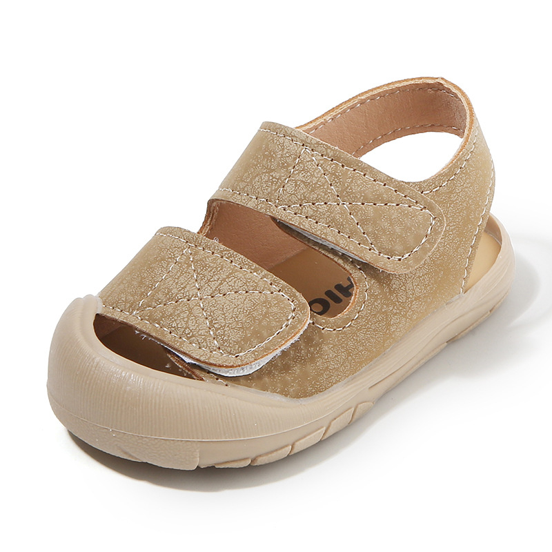 Plažni cipeli za bebe i malu djecu — gornji dio od sintetičke kože, kopčanje na Velcro, unisex, korejskog stila, uzrast 6–36 mjeseci