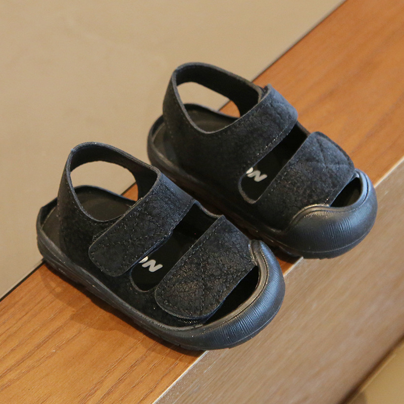 Plažni cipeli za bebe i malu djecu — gornji dio od sintetičke kože, kopčanje na Velcro, unisex, korejskog stila, uzrast 6–36 mjeseci