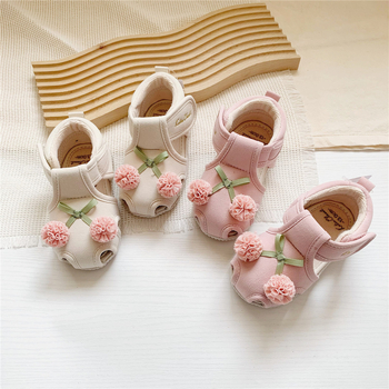 Παιδικά σανδάλια για κορίτσια – Στυλ Πριγκίπισσα, Κλείσιμο Velcro, Άνω μέρος από καμβά, Διαπνοή, Αντιολισθητική σόλα