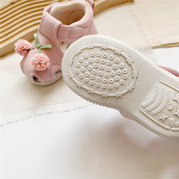 Παιδικά σανδάλια για κορίτσια – Στυλ Πριγκίπισσα, Κλείσιμο Velcro, Άνω μέρος από καμβά, Διαπνοή, Αντιολισθητική σόλα