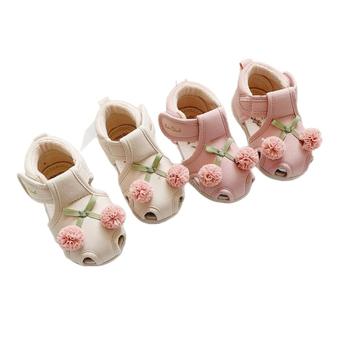 Παιδικά σανδάλια για κορίτσια – Στυλ Πριγκίπισσα, Κλείσιμο Velcro, Άνω μέρος από καμβά, Διαπνοή, Αντιολισθητική σόλα