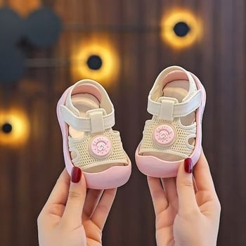 Unisex dječje sandale za bebe i predškolce – mrežasto prozračna gornja strana, Velcro kopčica, mekana protuklizna potplata, ljetna obuća