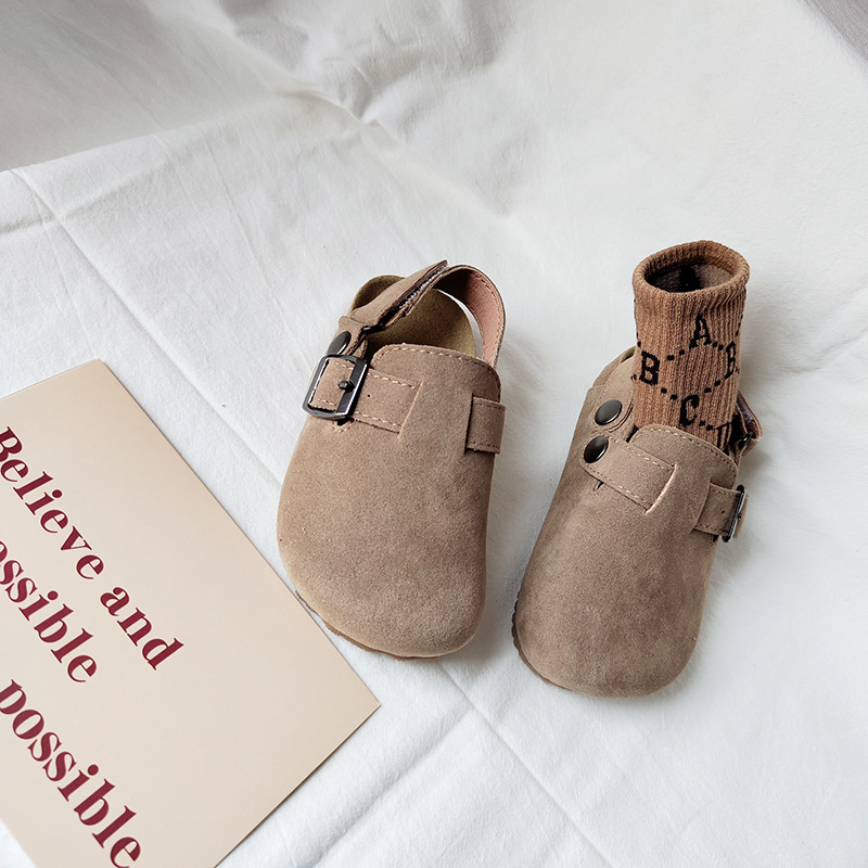 Birkenstock детски сандали, корейски стил, закопчаване с велкро, възрасти 4-16 г, лято 2023