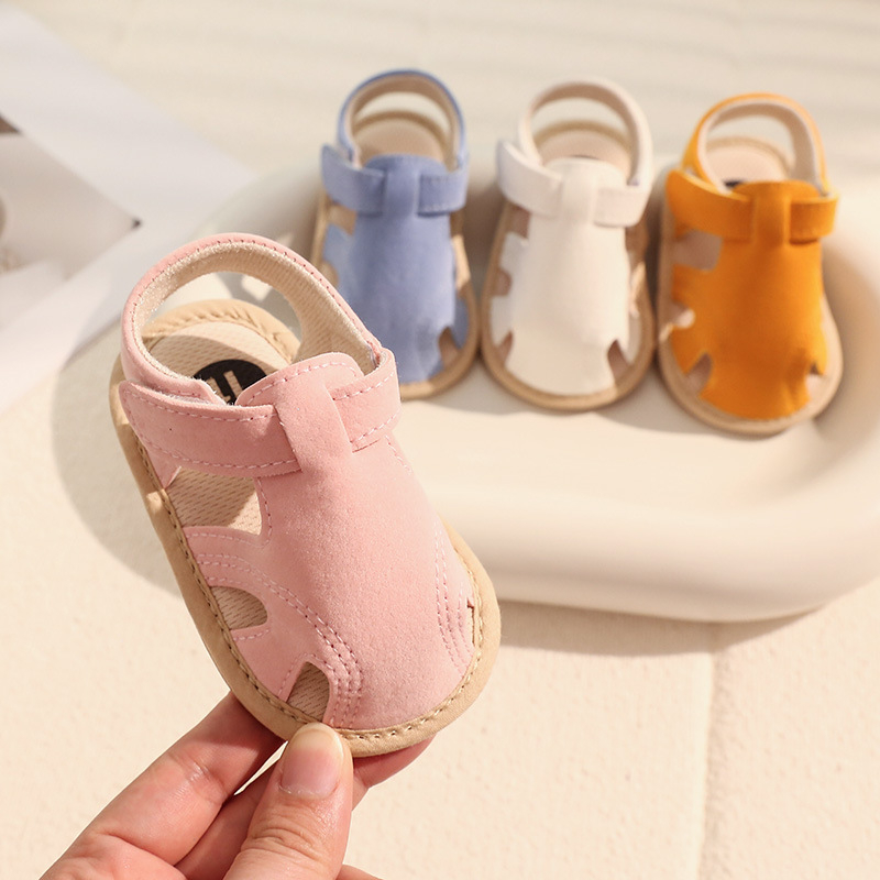 Liangbao Unisex dječje sandale za prve korake, PU gornji dio, Velcro kopča, ljeto, 12–36 mjeseci