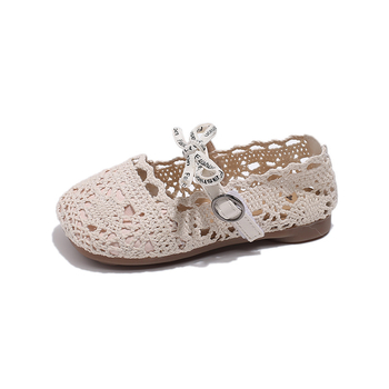 Sandale pentru copii în stil Birkenstock, partea superioară din piele artificială, închidere Velcro, talpă din tendon de vită, pentru copii 4–6 ani, vară 2024, versiune coreeană