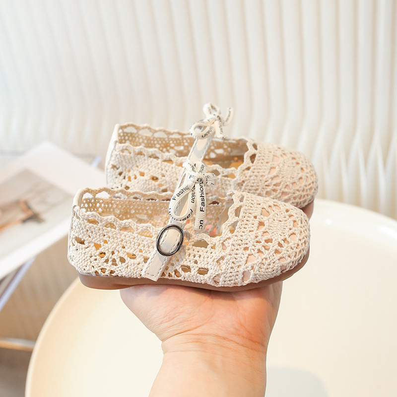 Sandale pentru copii în stil Birkenstock, partea superioară din piele artificială, închidere Velcro, talpă din tendon de vită, pentru copii 4–6 ani, vară 2024, versiune coreeană