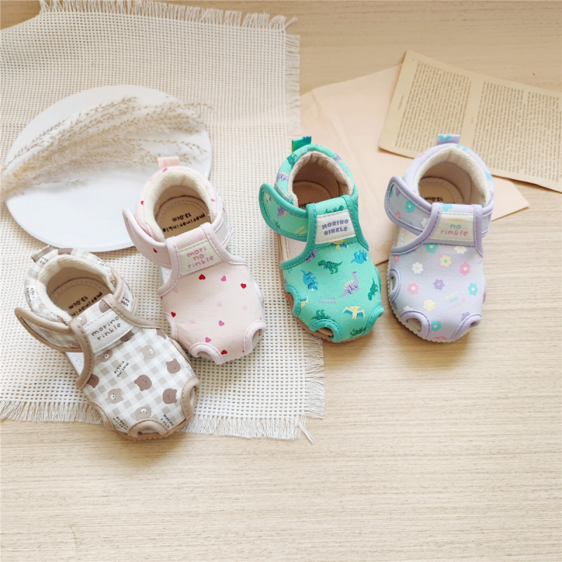 Unisex dječje sandale za hodanje, mekana podloga, zatvoren vrh prsta, Velcro kopča, ljeto, dob 12–36 mjeseci i 24–48 mjeseci