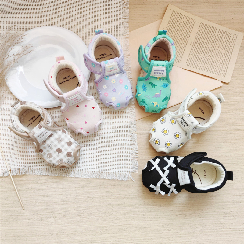 Unisex dječje sandale za hodanje, mekana podloga, zatvoren vrh prsta, Velcro kopča, ljeto, dob 12–36 mjeseci i 24–48 mjeseci
