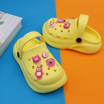 Ouxun EVA Baotou-stílusú gyermek szandálok, Cartoon Paradise, uniszex, 2-8 év