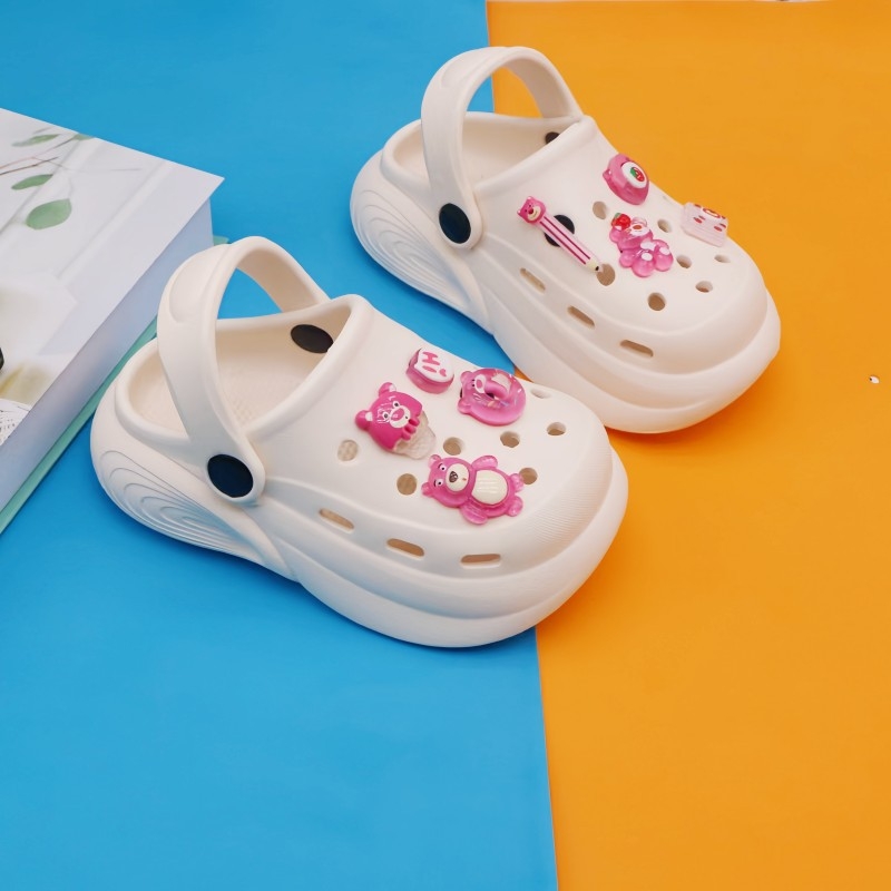 Ouxun EVA Baotou-stílusú gyermek szandálok, Cartoon Paradise, uniszex, 2-8 év