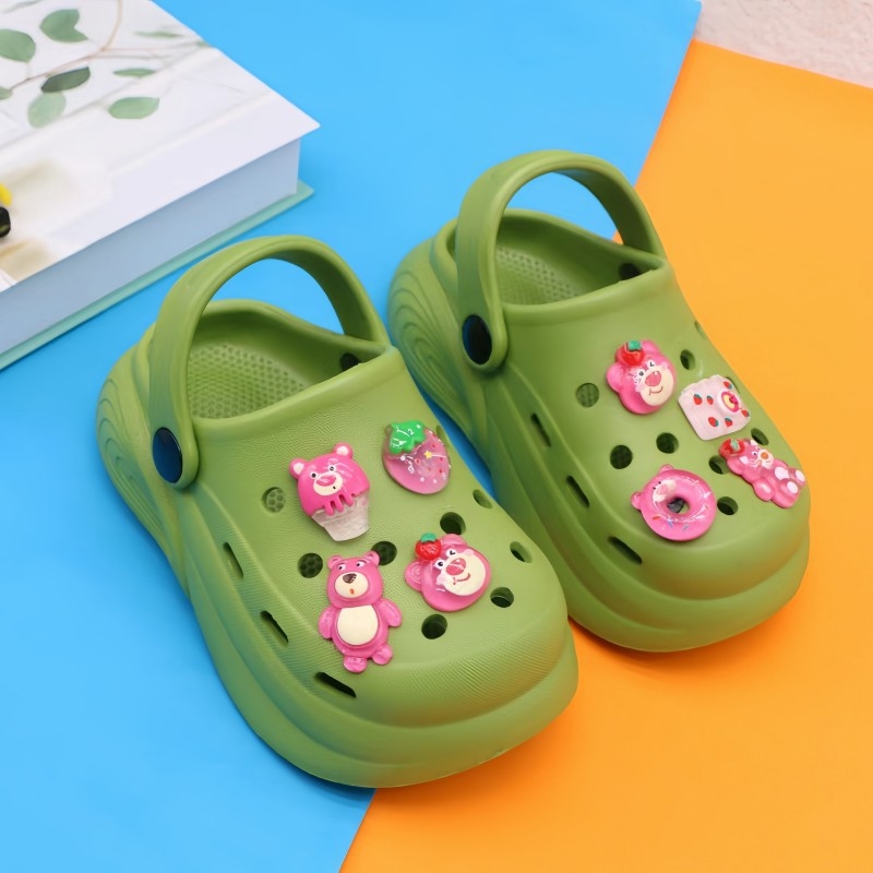 Ouxun EVA Baotou-stílusú gyermek szandálok, Cartoon Paradise, uniszex, 2-8 év