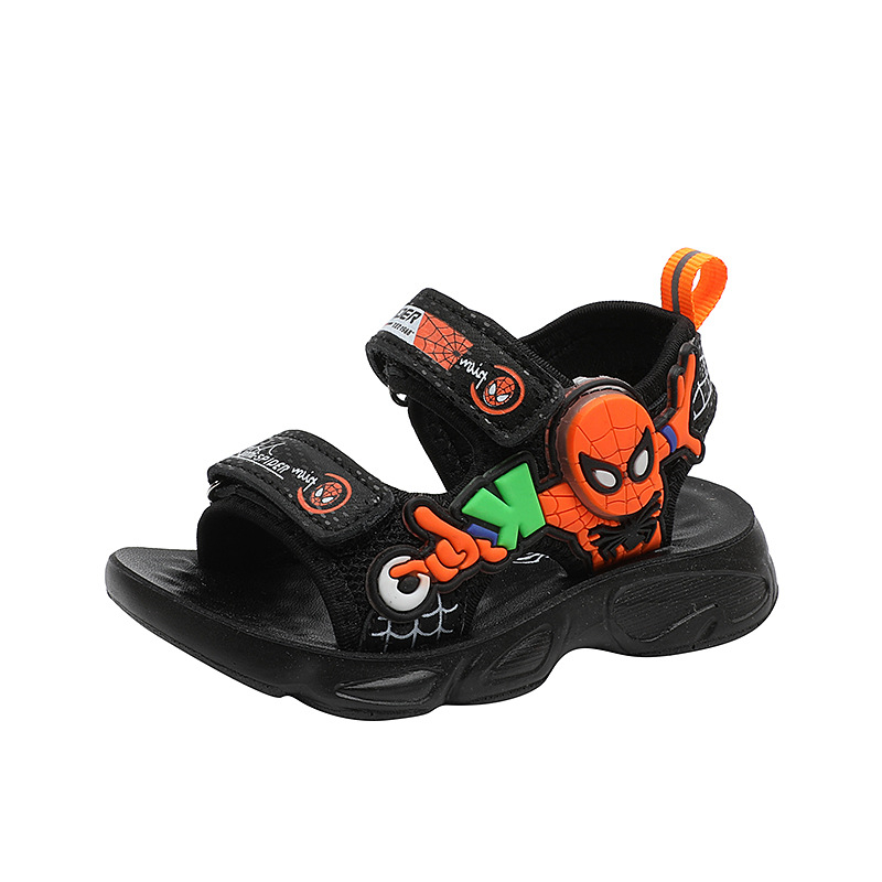 Sandale za dječake 1-5 godina, plažne cipele, mekana potplata, protuklizne, prozračne, s Velcro zatvaranjem