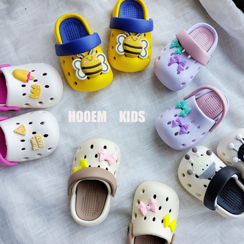 Detské EVA plážové topánky - Crocs-štýl, Dizajn Princezna Pčela, Unisex, pre vek 4-6 rokov, Leto 2025