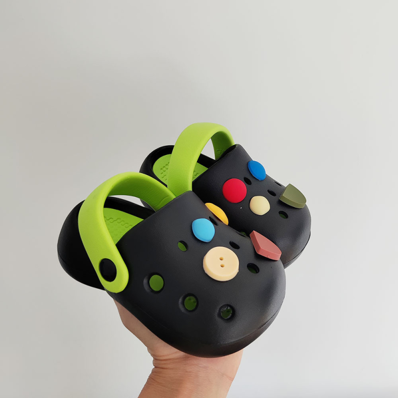 Detské EVA plážové topánky - Crocs-štýl, Dizajn Princezna Pčela, Unisex, pre vek 4-6 rokov, Leto 2025