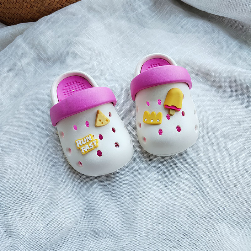 Detské EVA plážové topánky - Crocs-štýl, Dizajn Princezna Pčela, Unisex, pre vek 4-6 rokov, Leto 2025