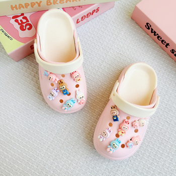 Baotou-stílusú EVA papucs lányoknak, belső rész nélküli, 4–16 éveseknek, 2025 nyár