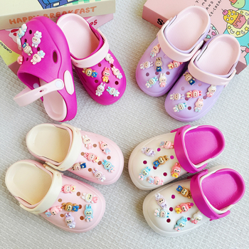 Baotou-stílusú EVA papucs lányoknak, belső rész nélküli, 4–16 éveseknek, 2025 nyár
