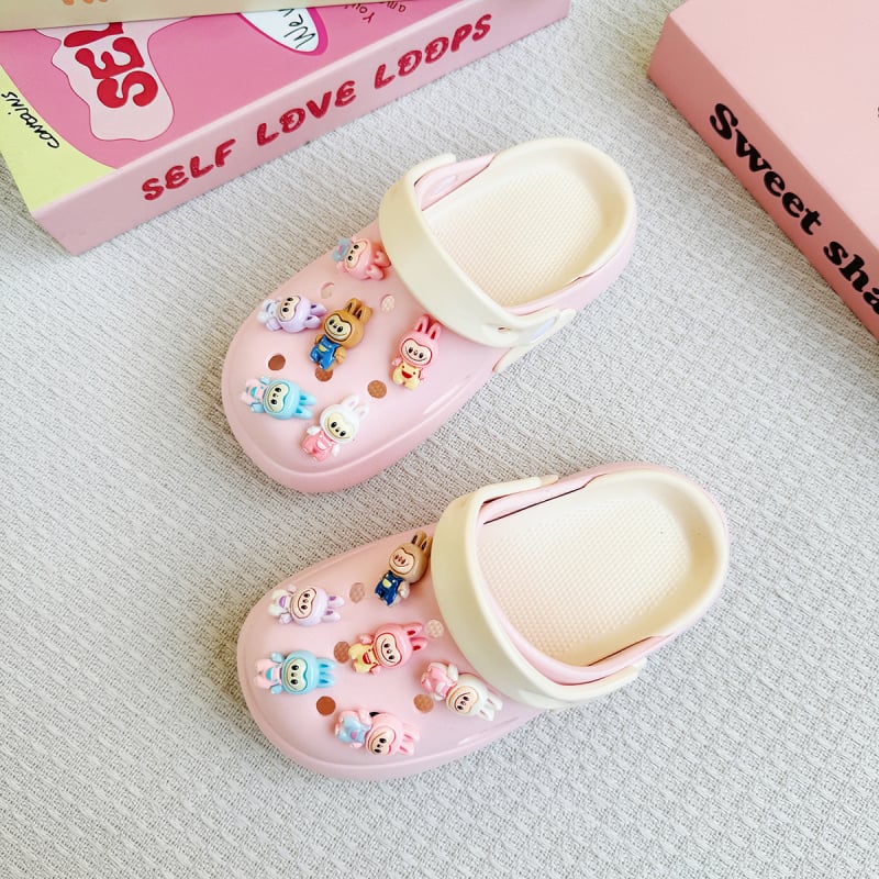 Baotou-stílusú EVA papucs lányoknak, belső rész nélküli, 4–16 éveseknek, 2025 nyár