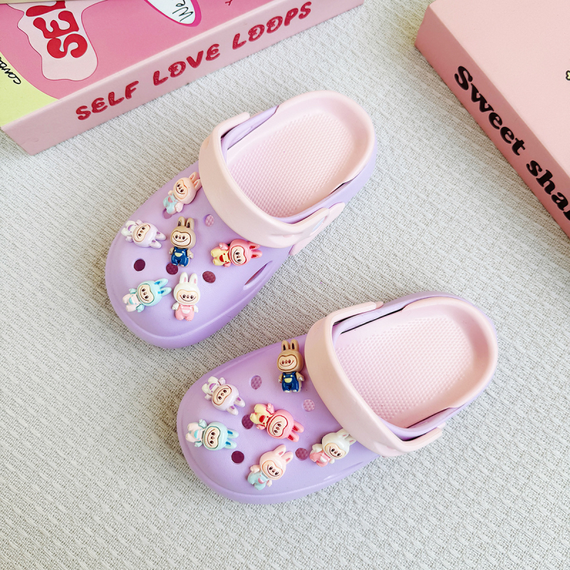 Baotou-stílusú EVA papucs lányoknak, belső rész nélküli, 4–16 éveseknek, 2025 nyár