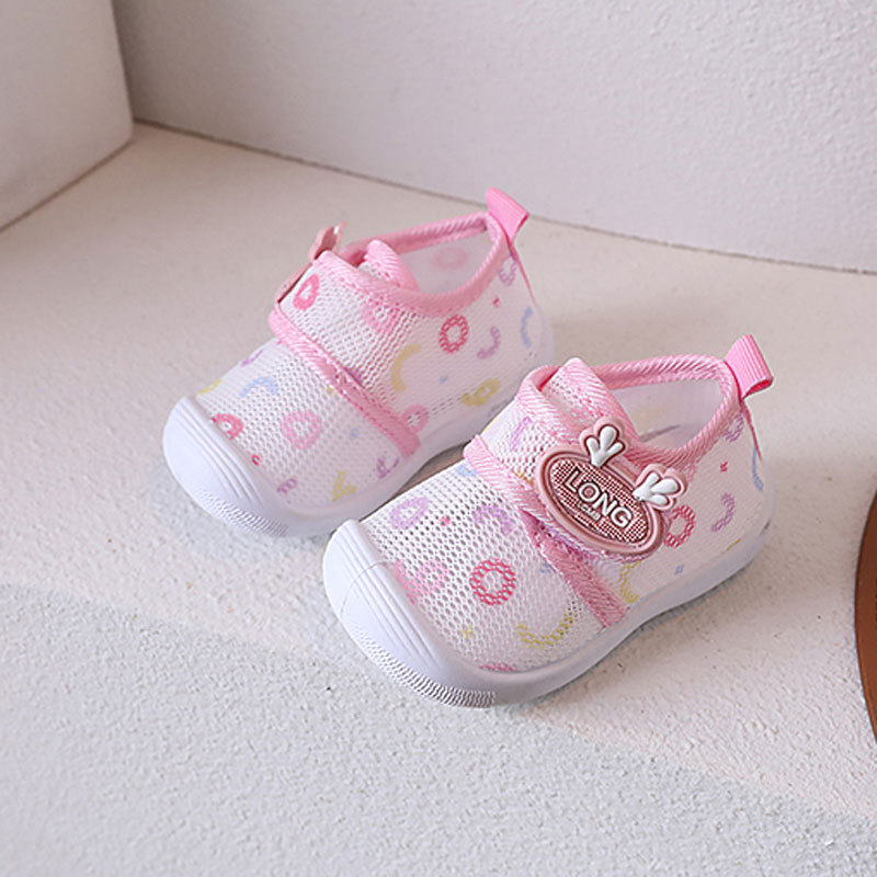 Prozračne mrežaste bebi cipele za 0–3 godine, mekana podloga, unisex, ljeto.