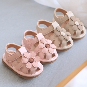 Baba lányok Cartoon strandpapucs Velcro záródással, műbőr felsőrész, PVC talp, csúszásmentes, 1–3 éveseknek