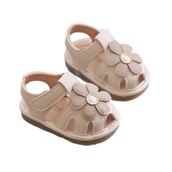 Baba lányok Cartoon strandpapucs Velcro záródással, műbőr felsőrész, PVC talp, csúszásmentes, 1–3 éveseknek