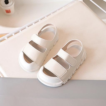 Pantofi de plajă pentru copii – închidere cu Velcro, partea superioară din piele sintetică, talpă din cauciuc, unisex, vârsta 1–12 ani