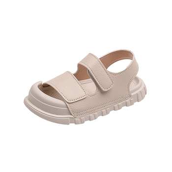 Pantofi de plajă pentru copii – închidere cu Velcro, partea superioară din piele sintetică, talpă din cauciuc, unisex, vârsta 1–12 ani