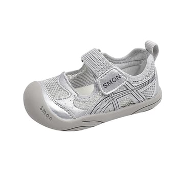 Unisex dječje sportske sandale s gornjim dijelom od mikrovlaknaste kože i mreže, Velcro kopča, gumeni potplat, za uzrast 4–12 godina