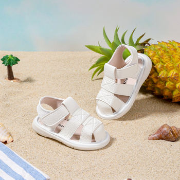 Dječje sandale za plažu, unisex, gornji dio od umjetne kože, zatvaranje na Velcro traku, protuklizna mekana potplata, uzrast 1–3 godine