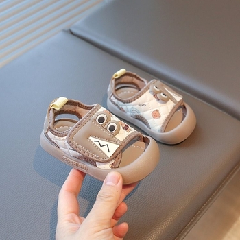 Unisex dječje sandale za ljeto s zatvorenim prstima i mekanom sole, plažne sandale s protukliznom podlogom