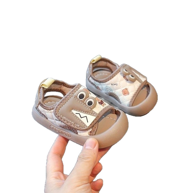 Unisex dječje sandale za ljeto s zatvorenim prstima i mekanom sole, plažne sandale s protukliznom podlogom
