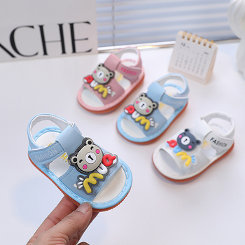 Ljetne sandale za bebe s mekanom podom, Velcro kopčom, 12–36 mjeseci, unisex
