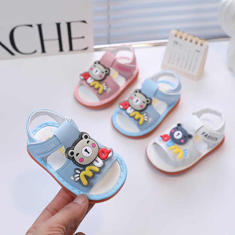 Ljetne sandale za bebe s mekanom podom, Velcro kopčom, 12–36 mjeseci, unisex