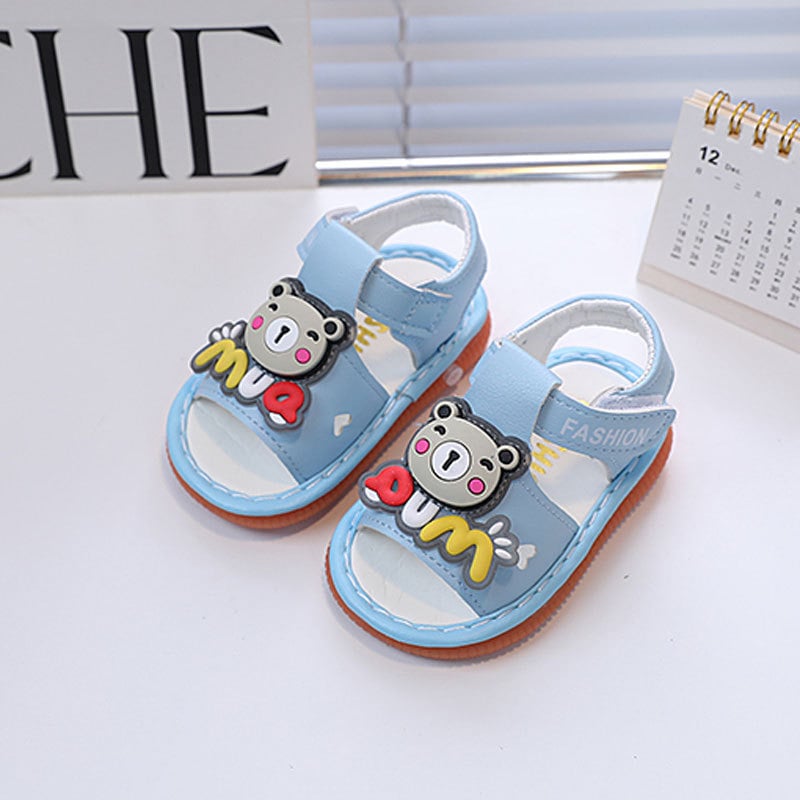 Ljetne sandale za bebe s mekanom podom, Velcro kopčom, 12–36 mjeseci, unisex