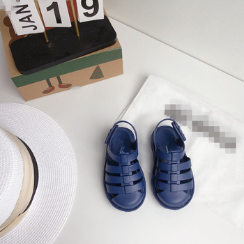 Dječje sandale u stilu Melissa, rimski zatvoren nos, izrezani detalji, ljetne jelly sandale, unisex