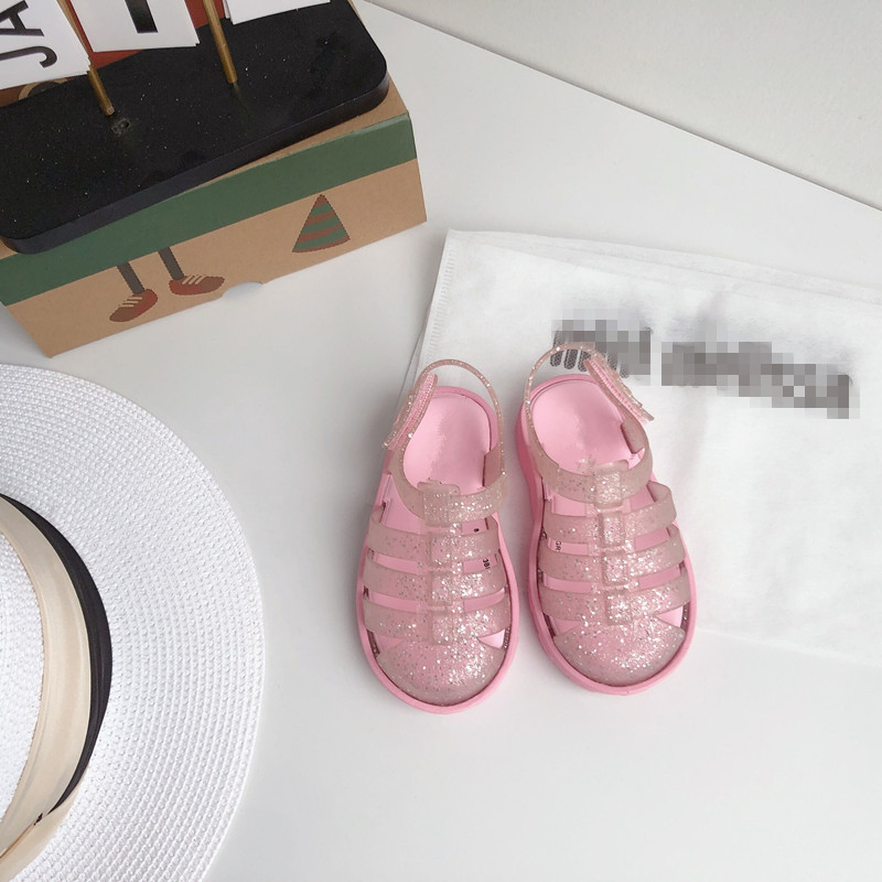 Dječje sandale u stilu Melissa, rimski zatvoren nos, izrezani detalji, ljetne jelly sandale, unisex