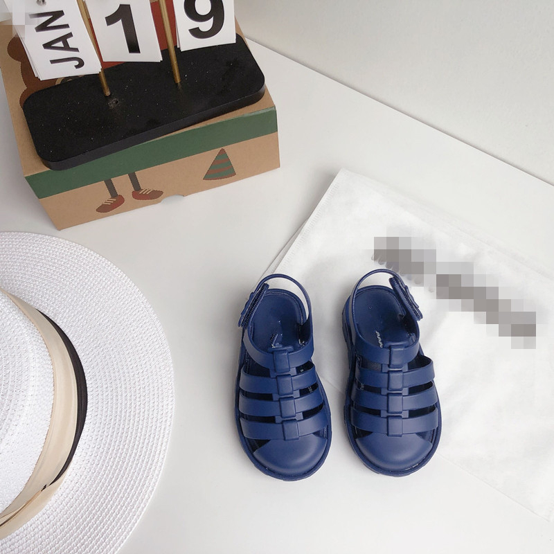 Dječje sandale u stilu Melissa, rimski zatvoren nos, izrezani detalji, ljetne jelly sandale, unisex