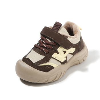 Adidași sport pentru copii, iarnă, cu Velcro, suprafață PU+mesh, talpă cu bule, ușori