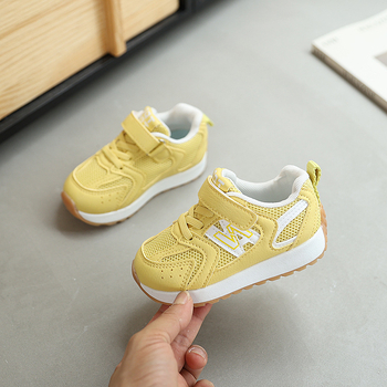 Pantofi sport din plasă pentru copii, închidere Velcro – upper din plasă respirabil, talpă din cauciuc, anti-alunecare, rezistenți la uzură, unisex, pentru copii 1–6 ani, primăvară-toamnă