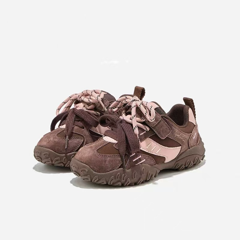 Pantofi sport pentru copii Forrest Gump, cu fleece pe interior, talpă din cauciuc, închidere Velcro, unisex, pentru iarnă, primăvară și toamnă