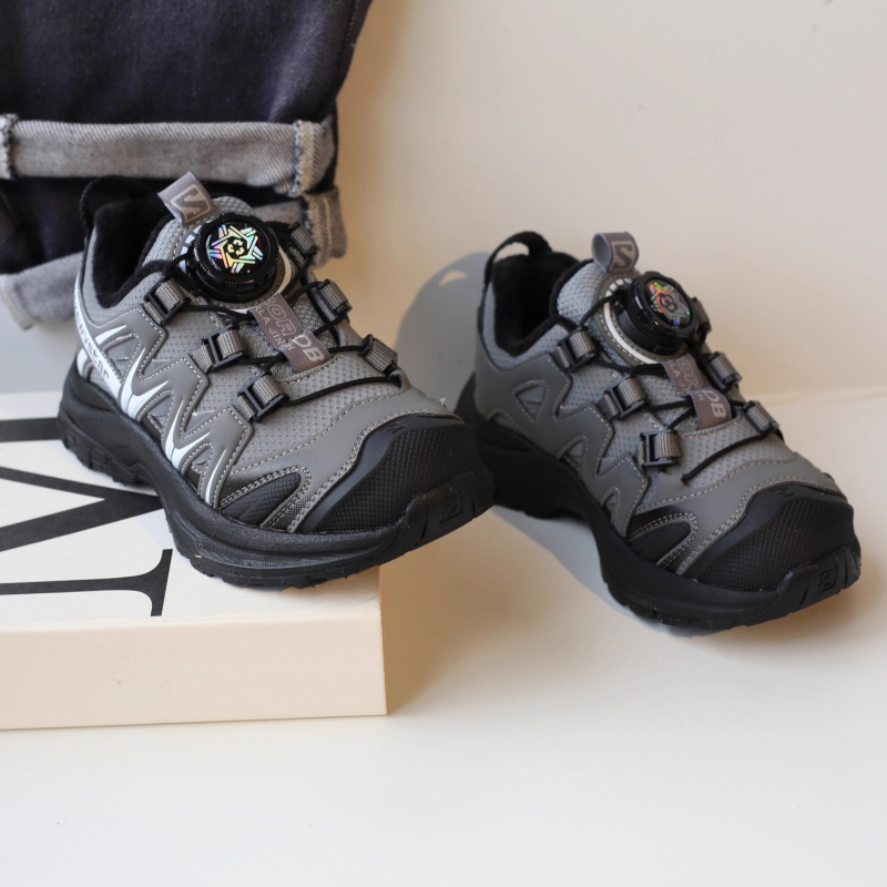 Dječje unisex tenisice Dad Shoes s gumom, gornji dio od Super Fiber materijala, zatvarač s rotirajućim gumbom, uzorak u boji, za zimu, proljeće i jesen