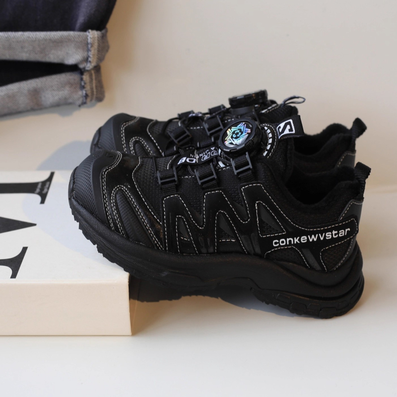 Dječje unisex tenisice Dad Shoes s gumom, gornji dio od Super Fiber materijala, zatvarač s rotirajućim gumbom, uzorak u boji, za zimu, proljeće i jesen