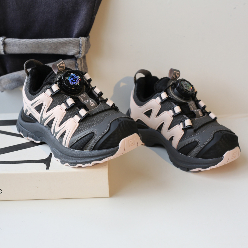 Dječje unisex tenisice Dad Shoes s gumom, gornji dio od Super Fiber materijala, zatvarač s rotirajućim gumbom, uzorak u boji, za zimu, proljeće i jesen