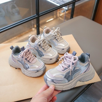 Tenisice za djecu u stilu 'dad shoes', proljetno-jesenski model 2026, sportske, mekana potplata, udobne za djevojčice