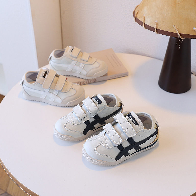 Adidași pentru copii pentru alergare – parte superioară din microfibră, respirabili, anti-derapare, talpă din cauciuc, închidere Velcro, pentru 1–6 ani